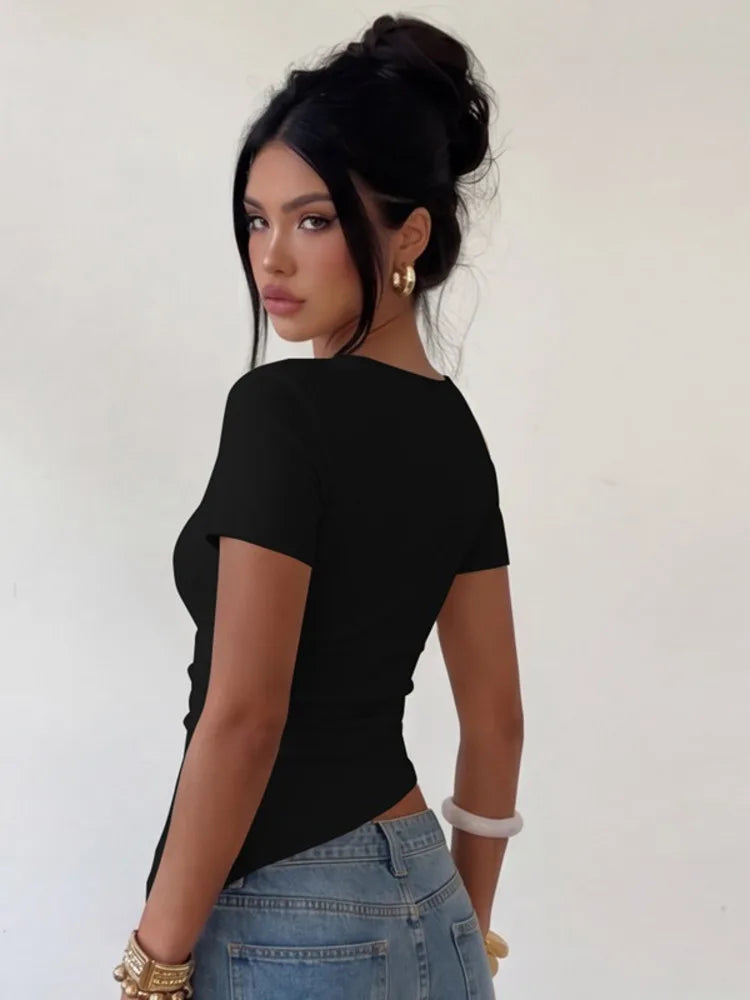 טופ שרוול קצר דגם Rosie
