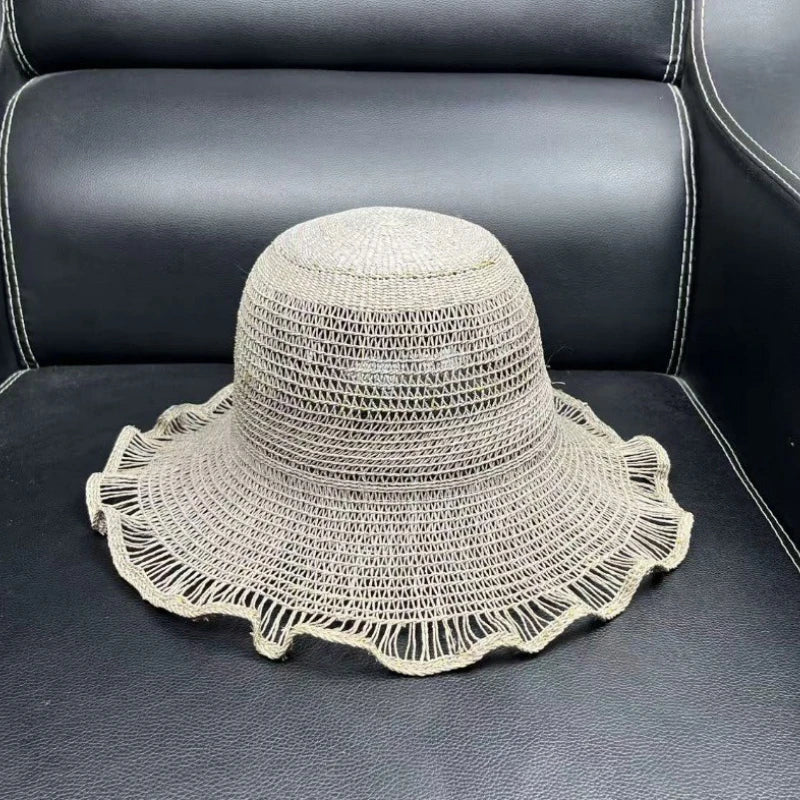 כובע קש גדילים דגם Jolene