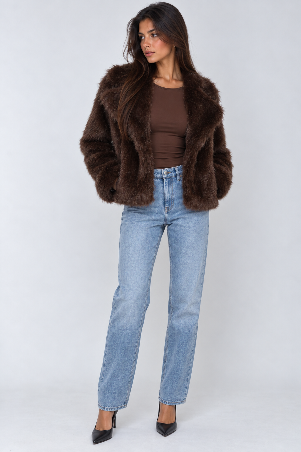 מעיל פרווה דגם קלואי